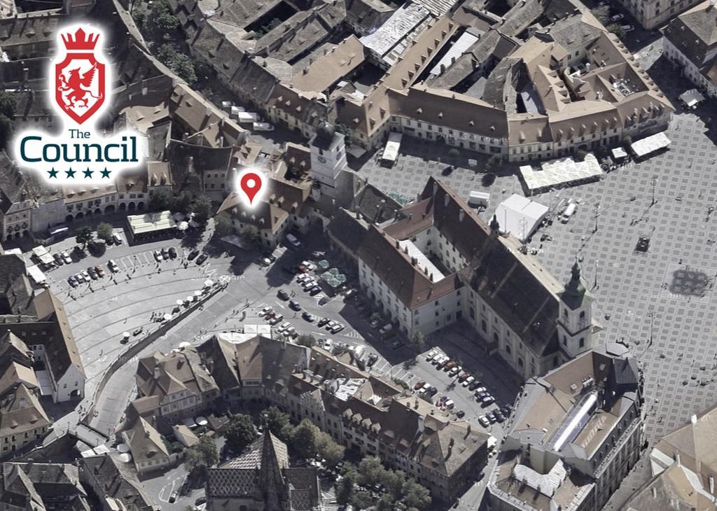 The Council Hotell Sibiu Eksteriør bilde